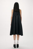 Wide Shirred Dress