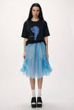 Graphic T-Shirt Blue Rose
