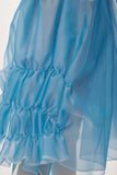 Shirred Circular Skirt
