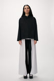 Oversized Shirred Hoodie